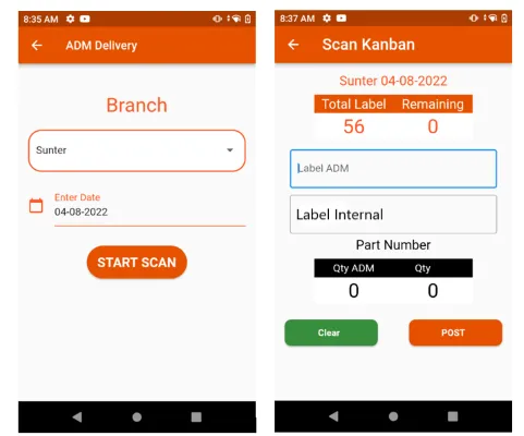 Custom Costumer Dilivery Validator